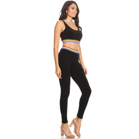 Rainbow Stripe 2 Piece Set - Picture 8 of 9